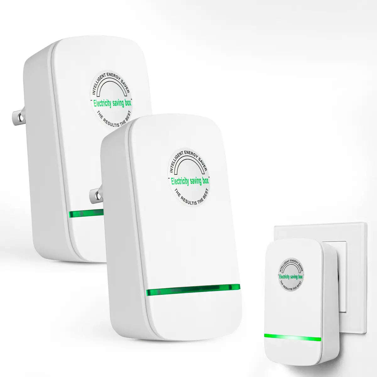 Plug-In Power Box with US Plug 2026 Updated Design Compatible with 90–250V Input Range