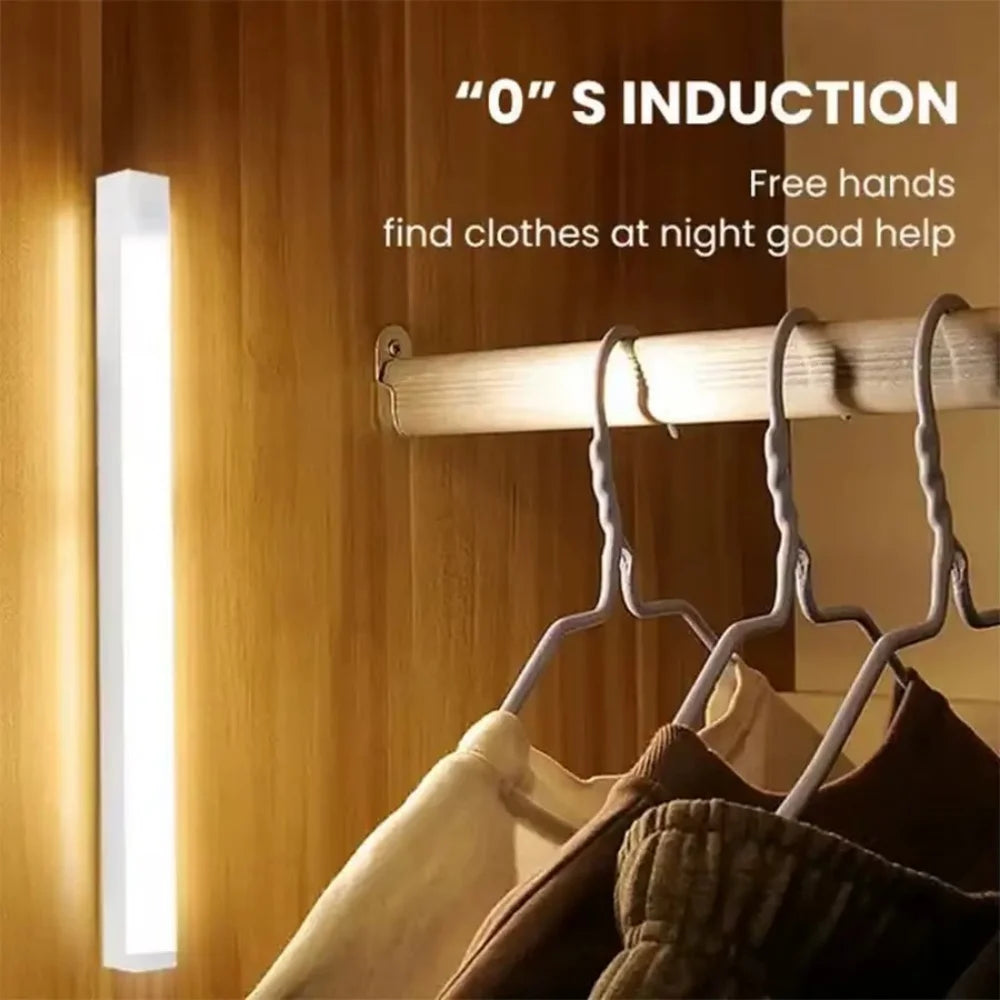 Rechargeable Motion Sensor Night Light Wireless LED Lamp For Kitchen Cabinet Wardrobe Stair Backlight Closet Lighting Mica.Wish_23Business
