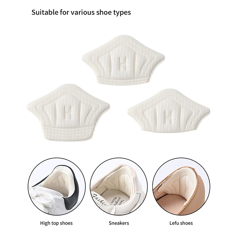 3pairs/6pairs Insoles Patch Heel Pads for Sport Shoes Back Sticker Adjustable Size Antiwear Feet Pad Cushion Insert Insole Mica.Wish_23Business