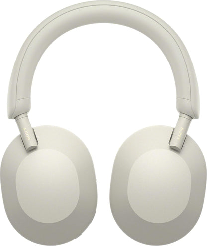 WH-1000XM5 Premium Noise-Canceling Headphones with Auto NC Optimizer, 30-Hour Battery Life, and Alexa Voice Control in Silver