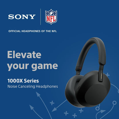 WH-1000XM5 Premium Noise-Canceling Headphones with Auto NC Optimizer, 30-Hour Battery Life, and Alexa Voice Control in Silver