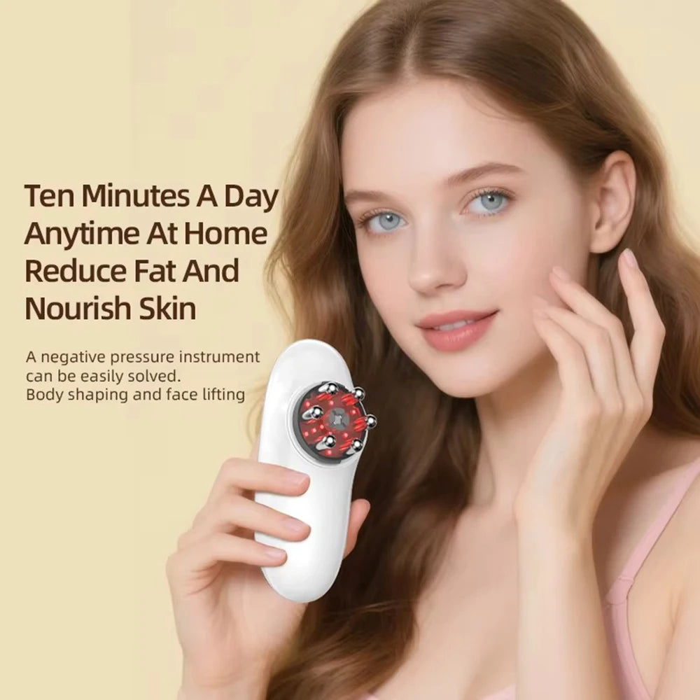 NEW 2 in 1 Electric Cellulite Massager Body Sculpting Machine for Leg Abdomen Waist Arm Microcurrent Facial Device for Skin Care Mica.Wish_23Business