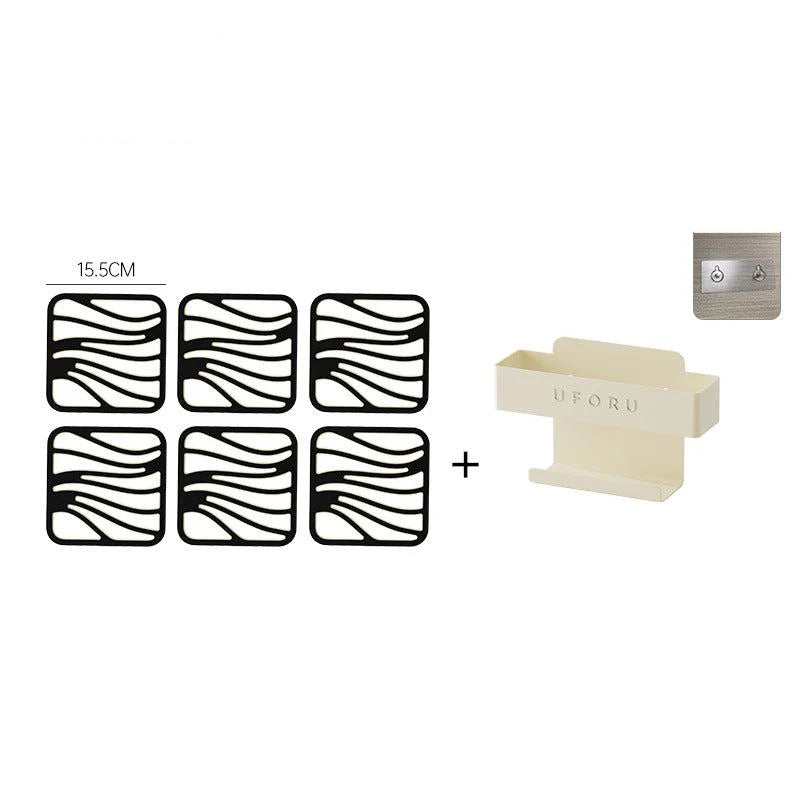 Thermoflex Set | 6 Hitzebeständige 2-In-1 Untersetzer Für Töpfe & Geschirr