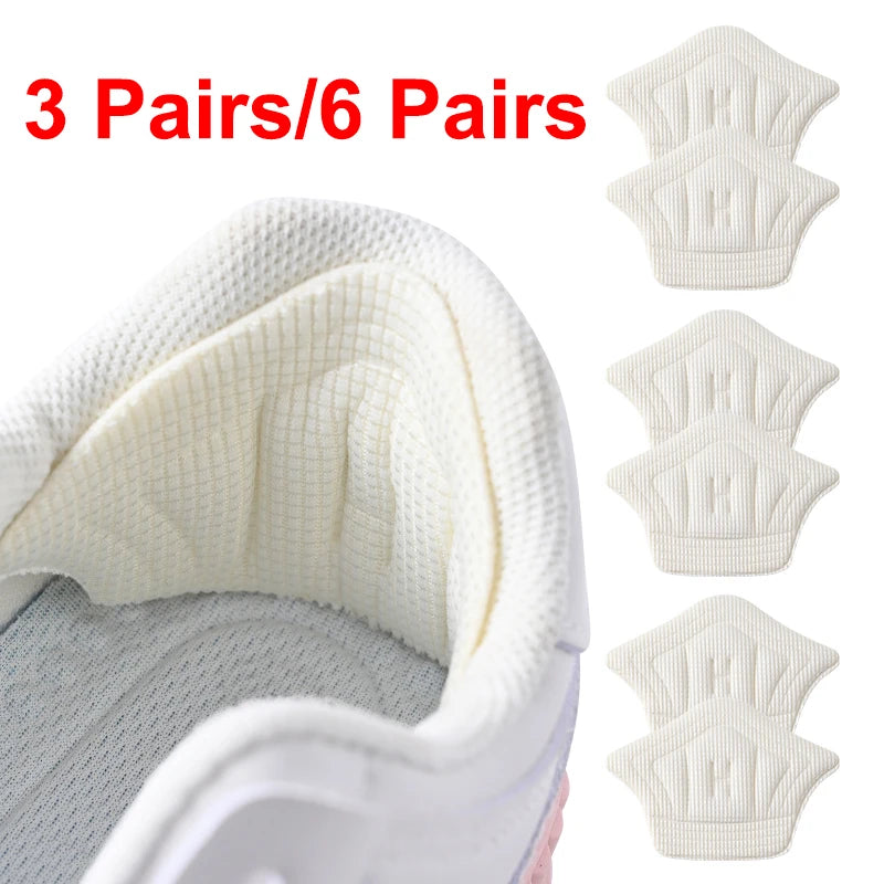 3pairs/6pairs Insoles Patch Heel Pads for Sport Shoes Back Sticker Adjustable Size Antiwear Feet Pad Cushion Insert Insole Mica.Wish_23Business