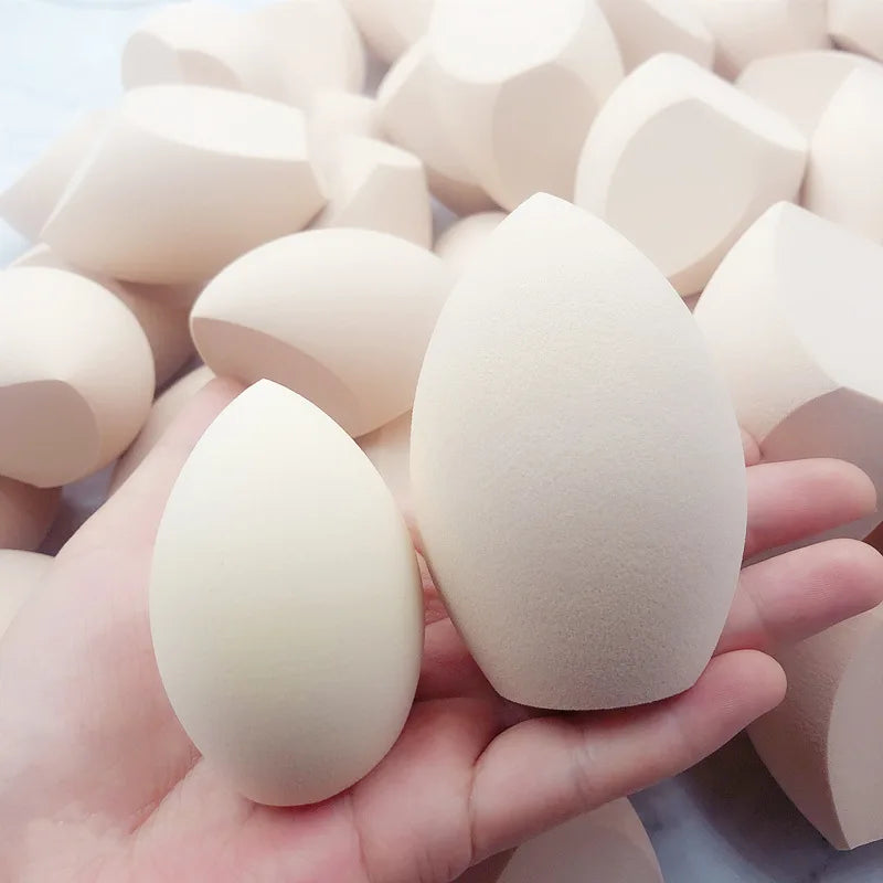 10Pcs Large Makeup Sponge High Elastic Cosmetic Blender Puff Foundation Powder Cream Make up Applicator Tool Wet Dry Dual Use