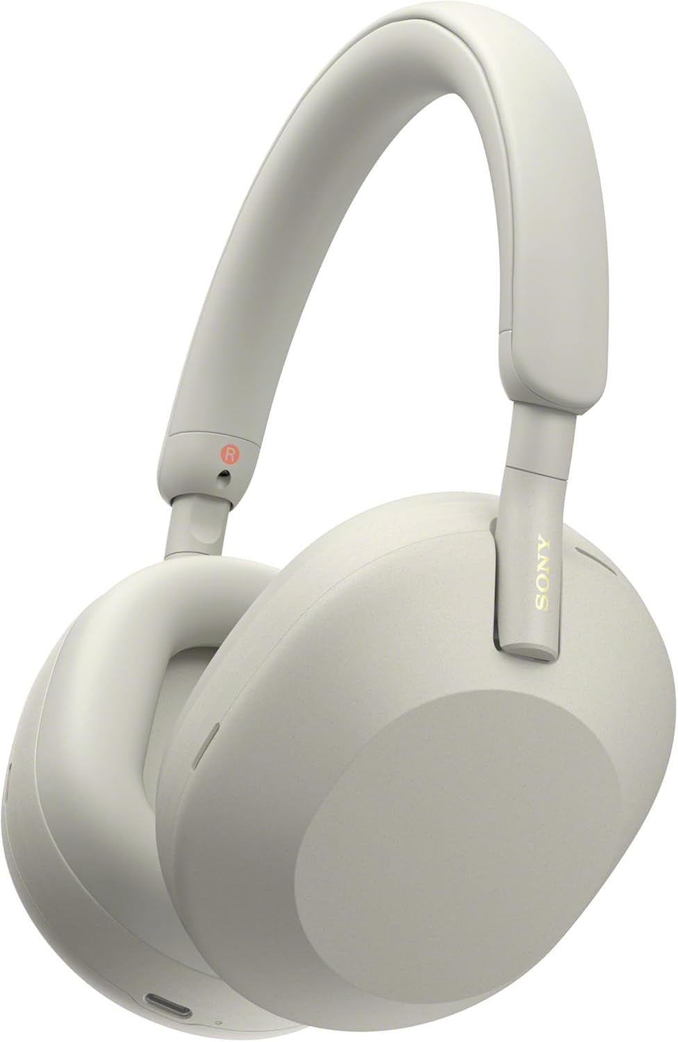 WH-1000XM5 Premium Noise-Canceling Headphones with Auto NC Optimizer, 30-Hour Battery Life, and Alexa Voice Control in Silver