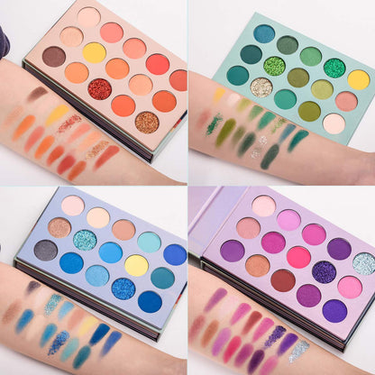 Unleash Your Creativity with the 60-Color Eyeshadow Palette – A Versatile 4-in-1 Makeup Set Featuring Glitter, Metallic, Matte, and Shimmer Shades for Effortless Blending