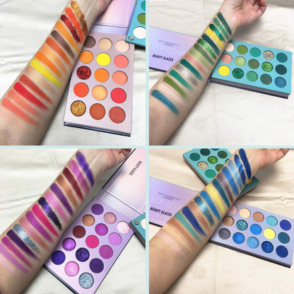 Unleash Your Creativity with the 60-Color Eyeshadow Palette – A Versatile 4-in-1 Makeup Set Featuring Glitter, Metallic, Matte, and Shimmer Shades for Effortless Blending