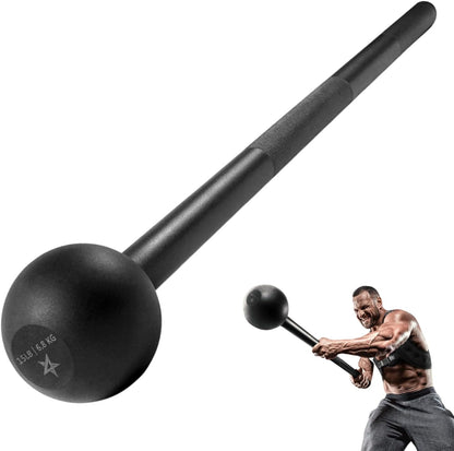 Elevate Your Strength Training with Our Versatile Steel Mace Bell - Perfect for Full Body, Shoulder, Grip, and Forearm Workouts - Available in 5 to 30 LB for All Fitness Levels