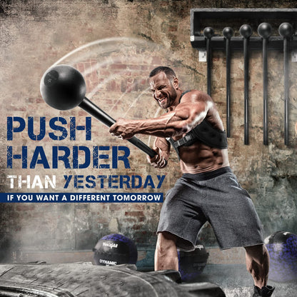 Elevate Your Strength Training with Our Versatile Steel Mace Bell - Perfect for Full Body, Shoulder, Grip, and Forearm Workouts - Available in 5 to 30 LB for All Fitness Levels