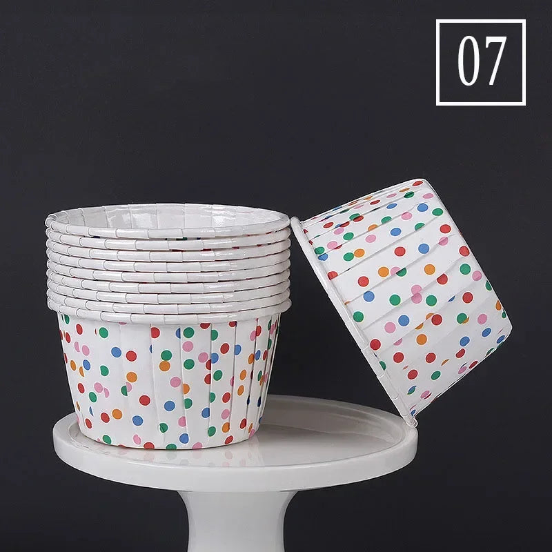 50Pcs Large Size Paper for Cupcakes Muffin Cupcake Paper Cups Baking Cupcakes Paper or Wedding Party Oilproof Cake Wrapper