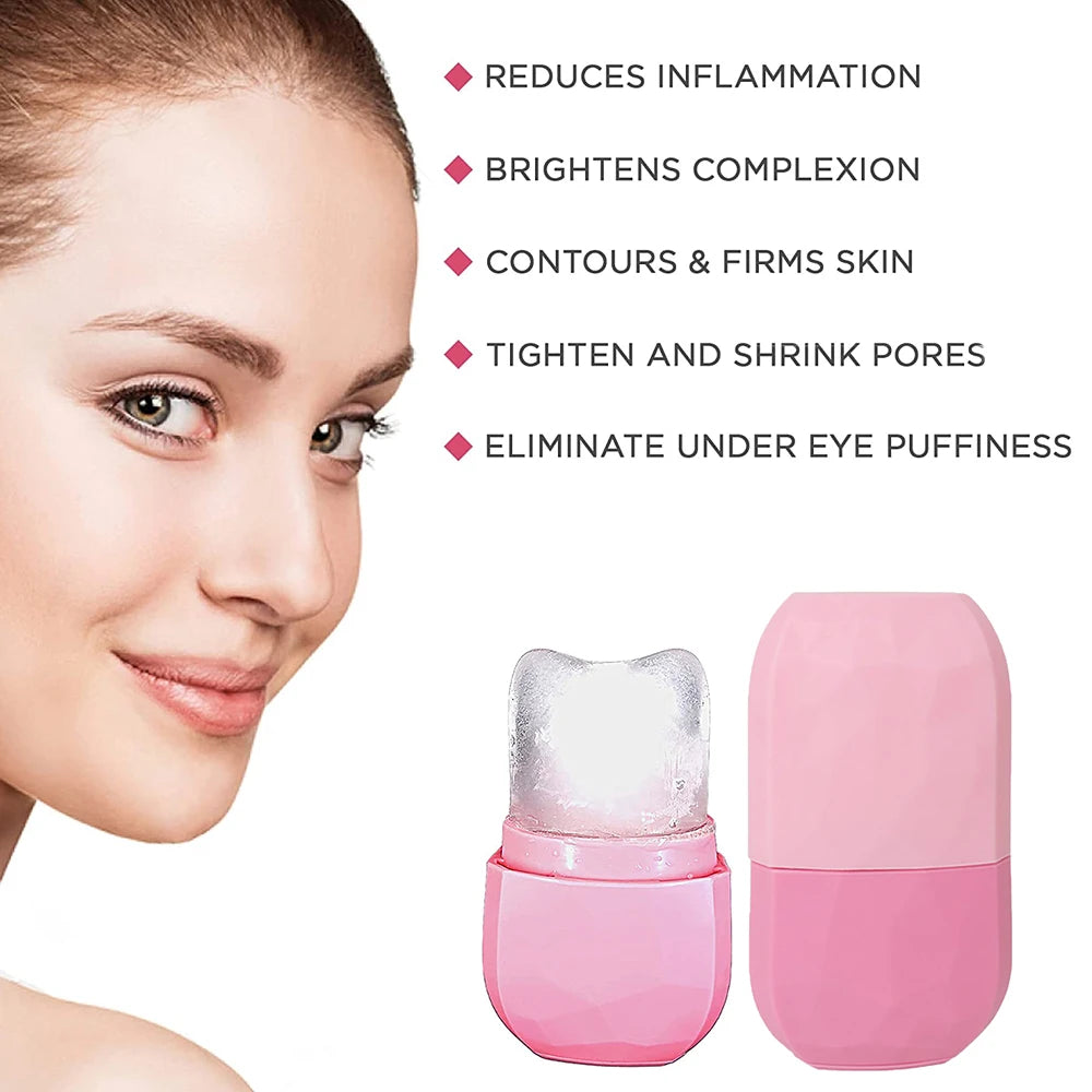 New Design Beauty Massage Tool Body Eyes Face Silicone Massage Ice Cube Mold Facial Ice Contour Roller Gua Sha Skin Care Tools Mica.Wish_23Business
