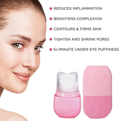 New Design Beauty Massage Tool Body Eyes Face Silicone Massage Ice Cube Mold Facial Ice Contour Roller Gua Sha Skin Care Tools Mica.Wish_23Business