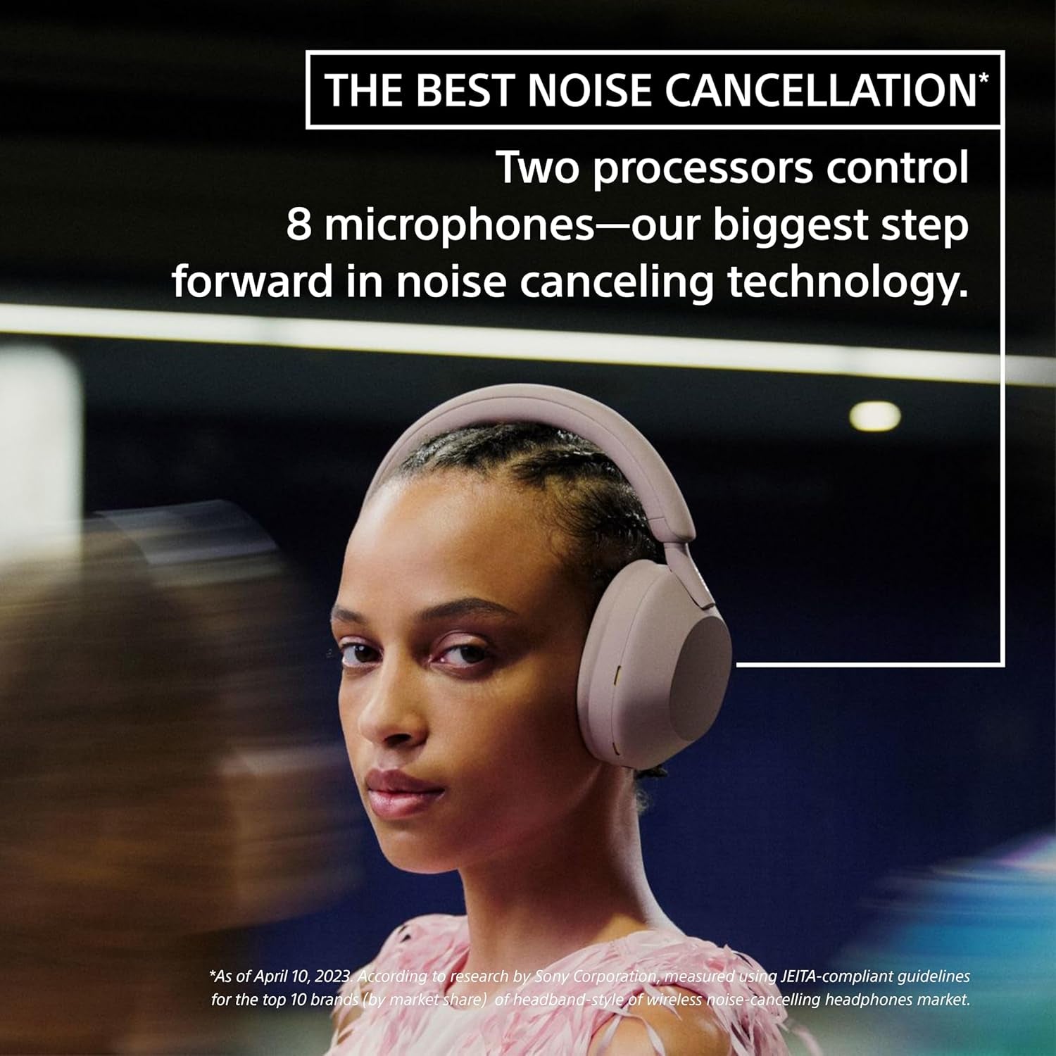 WH-1000XM5 Premium Noise-Canceling Headphones with Auto NC Optimizer, 30-Hour Battery Life, and Alexa Voice Control in Silver