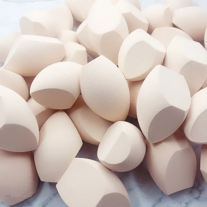 10Pcs Large Makeup Sponge High Elastic Cosmetic Blender Puff Foundation Powder Cream Make up Applicator Tool Wet Dry Dual Use