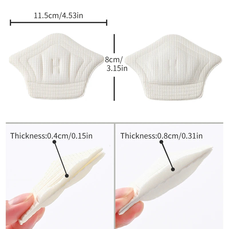 3pairs/6pairs Insoles Patch Heel Pads for Sport Shoes Back Sticker Adjustable Size Antiwear Feet Pad Cushion Insert Insole Mica.Wish_23Business