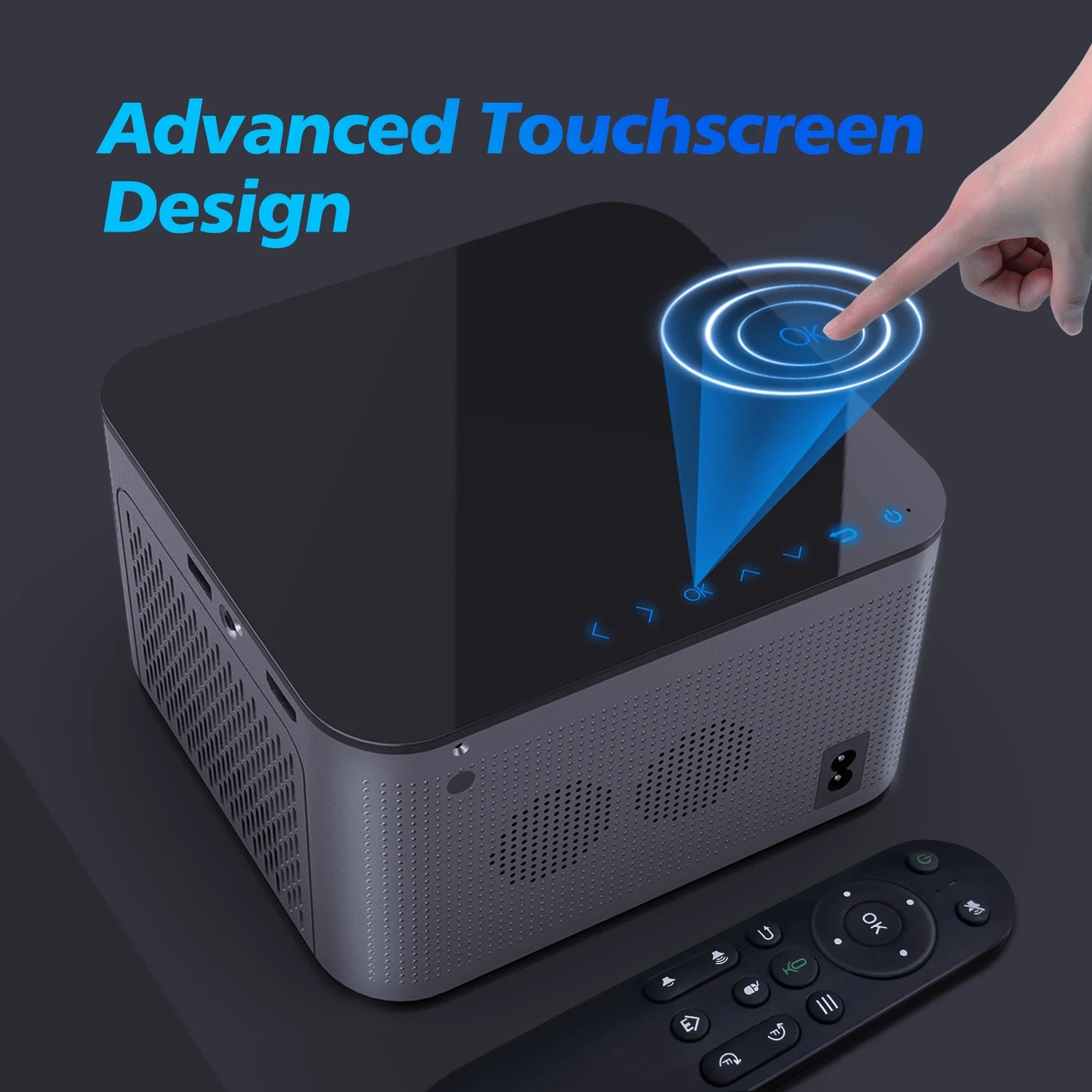Transform Your Home Theater Experience with the Android 11 4K Smart Projector - Stunning 580ANSI Brightness and Voice Control!