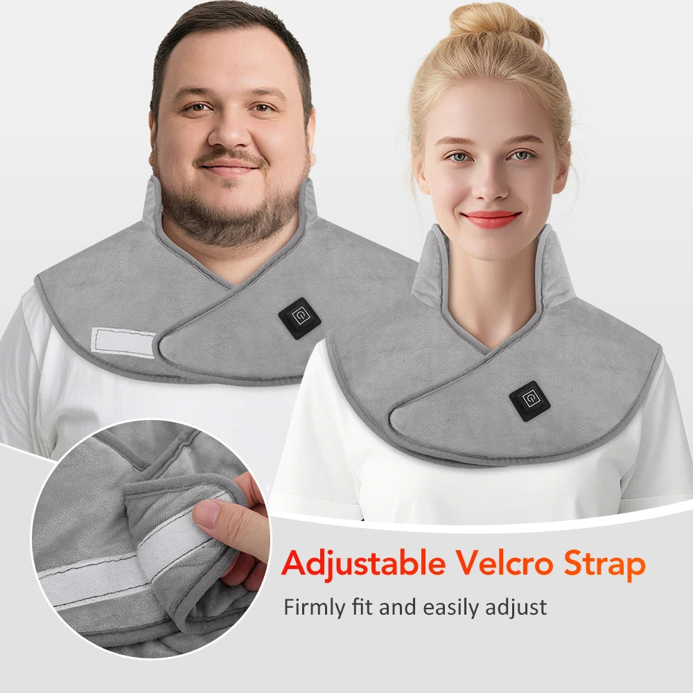 USB Powered Heating Pad for Shoulder Fatigu Relief Constant Temperature Hot Compress Neck and Shoulder Heated Shawl Warmer