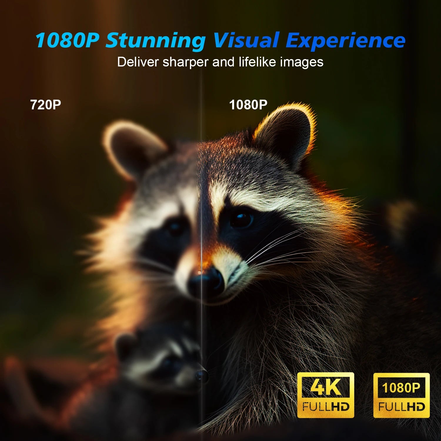 Transform Your Home Theater Experience with the Android 11 4K Smart Projector - Stunning 580ANSI Brightness and Voice Control!
