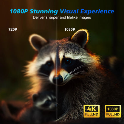 Transform Your Home Theater Experience with the Android 11 4K Smart Projector - Stunning 580ANSI Brightness and Voice Control!