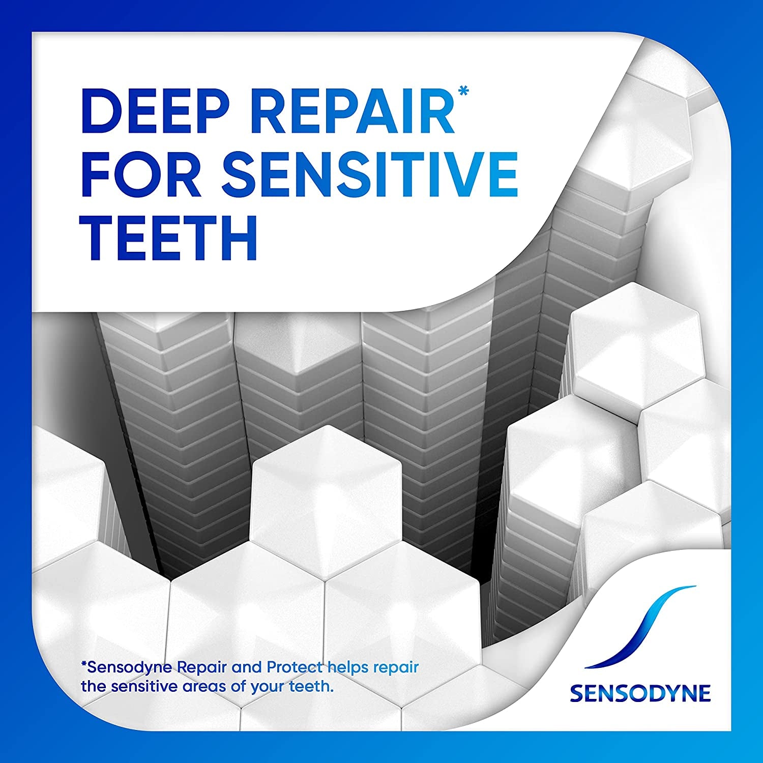 Repair and Protect Whitening Toothpaste for Sensitive Teeth and Cavity Prevention, 3.4 Oz (Pack of 2)