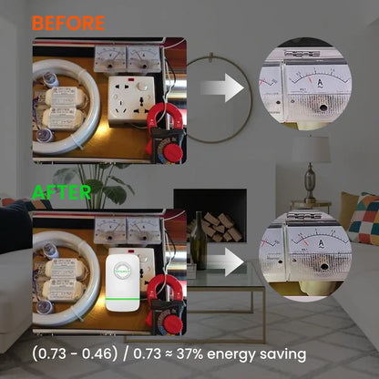 Plug-In Power Box with US Plug 2026 Updated Design Compatible with 90–250V Input Range