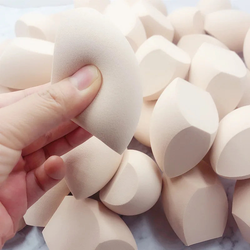10Pcs Large Makeup Sponge High Elastic Cosmetic Blender Puff Foundation Powder Cream Make up Applicator Tool Wet Dry Dual Use