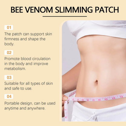 Bee Venom Body Shaping Patches Firm Sagging Skin Lift Contour Promote Blood Circulation Breathable Portable Body Firming Patch Mica.Wish_23Business