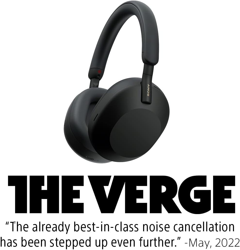 WH-1000XM5 Premium Noise-Canceling Headphones with Auto NC Optimizer, 30-Hour Battery Life, and Alexa Voice Control in Silver
