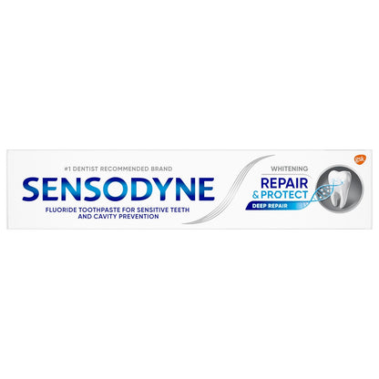 Repair and Protect Whitening Toothpaste for Sensitive Teeth and Cavity Prevention, 3.4 Oz (Pack of 2)