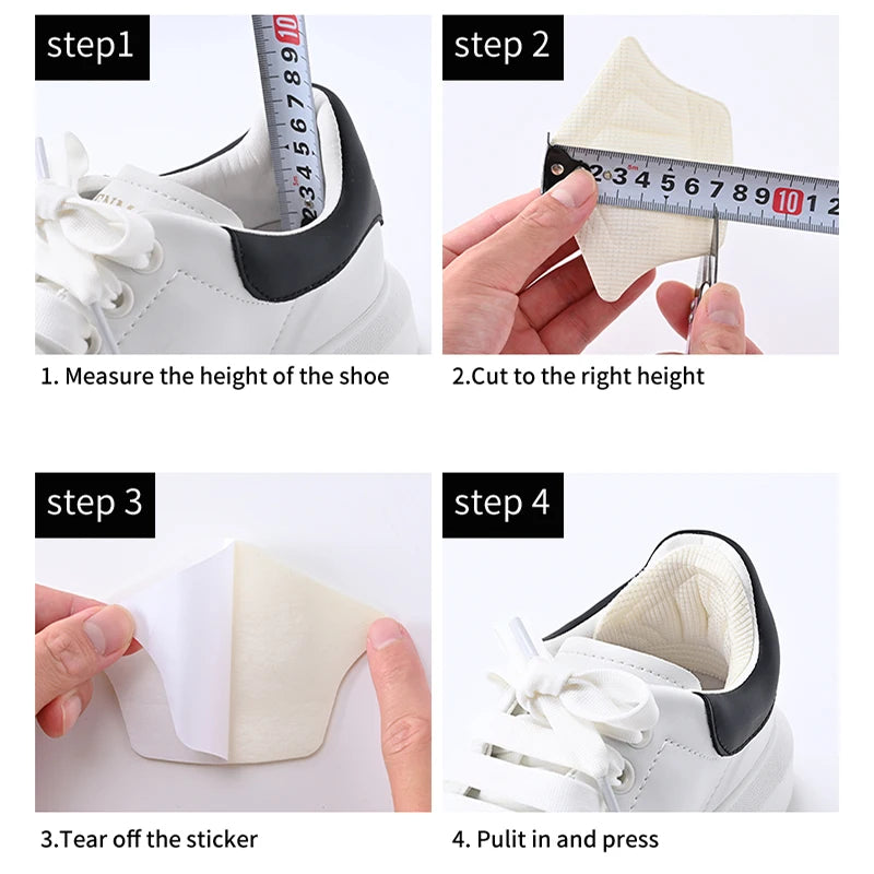 3pairs/6pairs Insoles Patch Heel Pads for Sport Shoes Back Sticker Adjustable Size Antiwear Feet Pad Cushion Insert Insole Mica.Wish_23Business